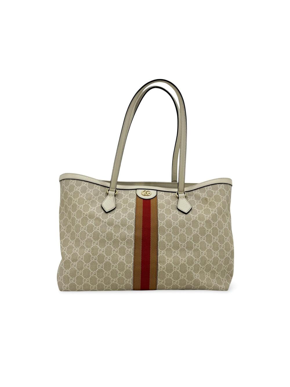 Gucci Ophidia Gg Medium Tote Bag White #364007G66B